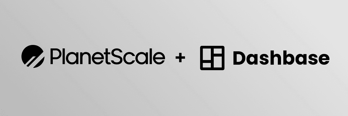 PlanetScale and Dashbase Logos